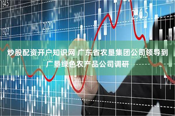 炒股配资开户知识网 广东省农垦集团公司领导到广垦绿色农产品公司调研